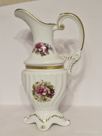 Dekoratyvinė porcelianinė vaza - ąsotis ~ 31cm.