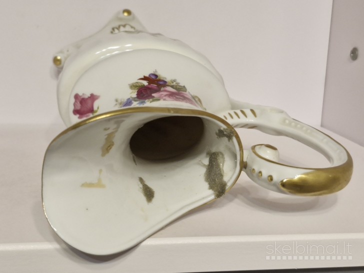 Dekoratyvinė porcelianinė vaza - ąsotis ~ 31cm.