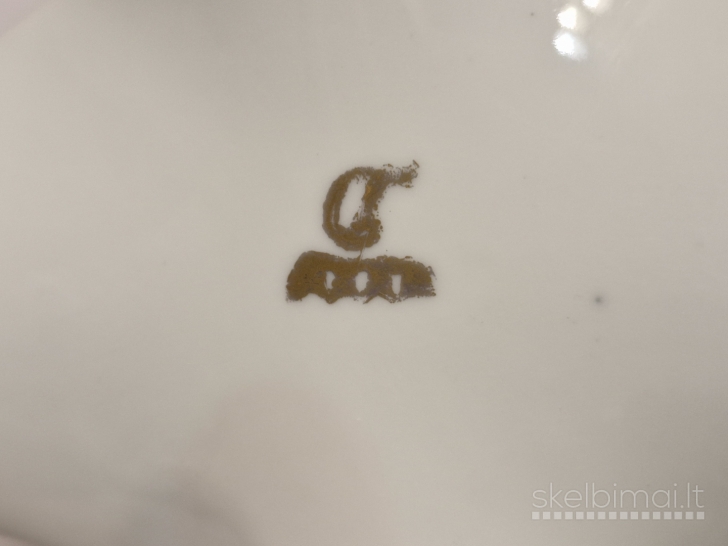 Dekoratyvinė porcelianinė vaza - ąsotis ~ 31cm.