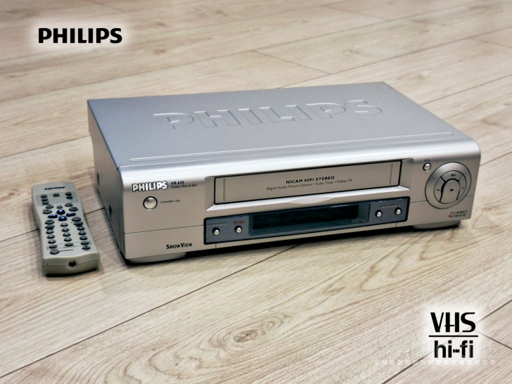 Philips VR630 vaizdo HiFi grotuvas (VHS)