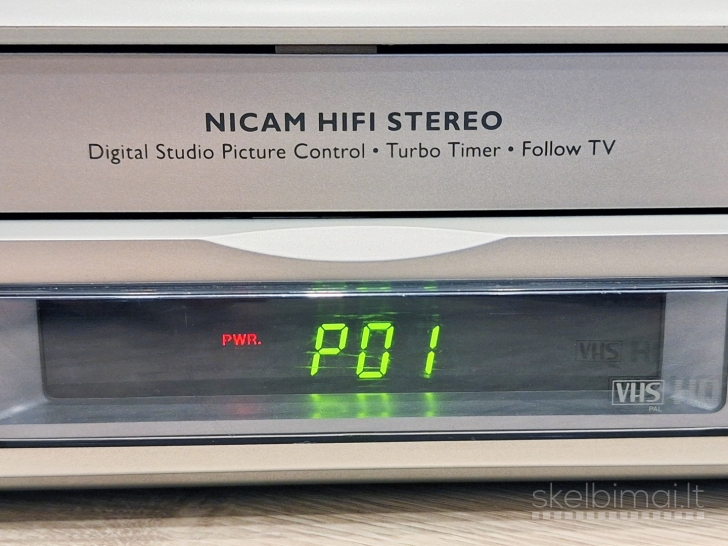 Philips VR630 vaizdo HiFi grotuvas (VHS)