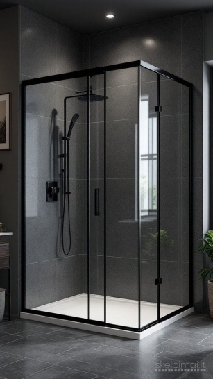 DUŠO KABINOS SURINKIMAS SU FURNITŪROS REGULIAVIMU IR SANDARUMO GARANTIJA