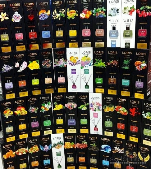 Loris namų kvapai su lazdelėmis, purškiami