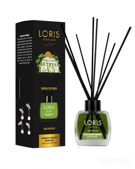 Loris namų kvapai su lazdelėmis, purškiami