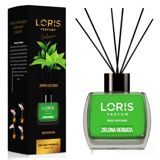 Loris namų kvapai su lazdelėmis, purškiami