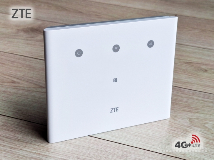 4G+ LTE modemas ZTE MF296R su maitinimo blokeliu