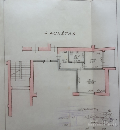Parduodamas šviesus ir ypatingai jaukus 1 kambario butas