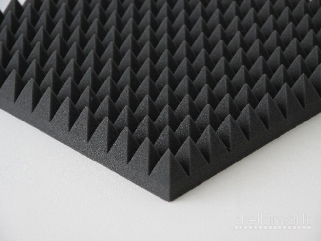 Akustinis porolonas „PIRAMIDĖS-L“ garso izoliacija 