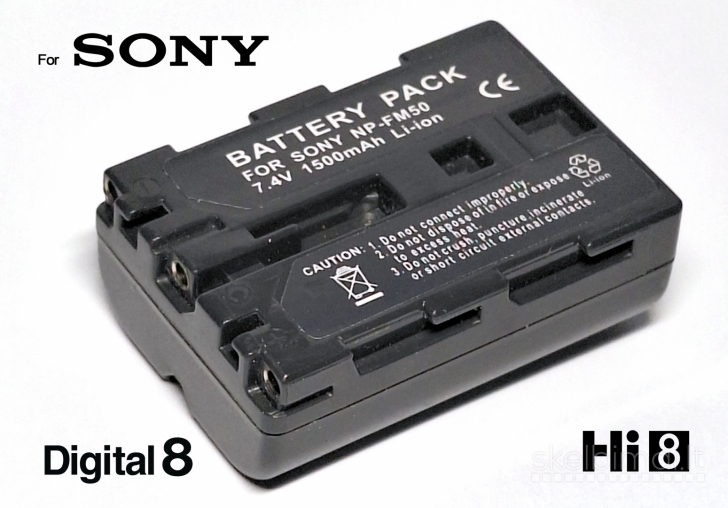 Sony NP-FM50 baterijos pakaitalas