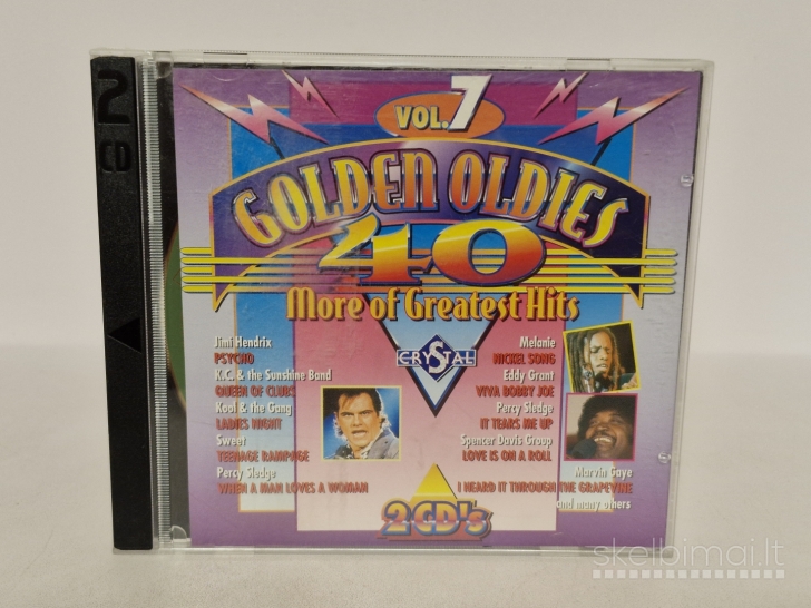 Dvigubas audio CD Various – 40 Golden Oldies Volume 7