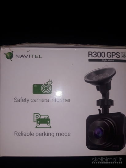 Vaizdo registratorius - gps NAVITEL R300 GPS