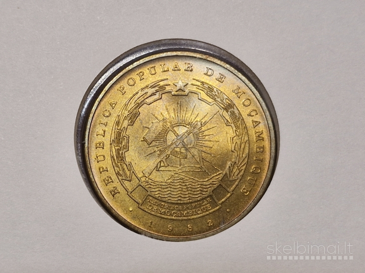 Mozambikas 1 metikalis, 1982 KM# 99 Numizmat. voke