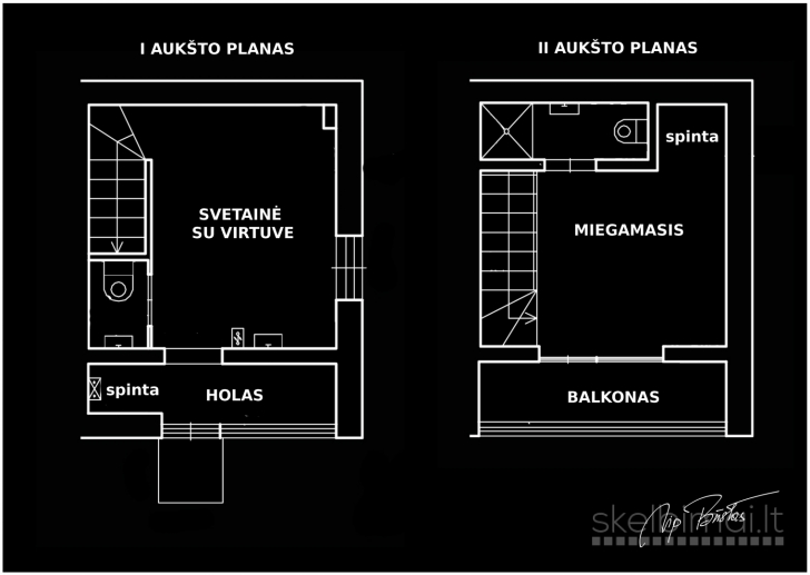 PARDUODAMAS PILNAI ĮRENGTAS BUTAS ŽALIAKALNYJE, KALNIEČIŲ G.