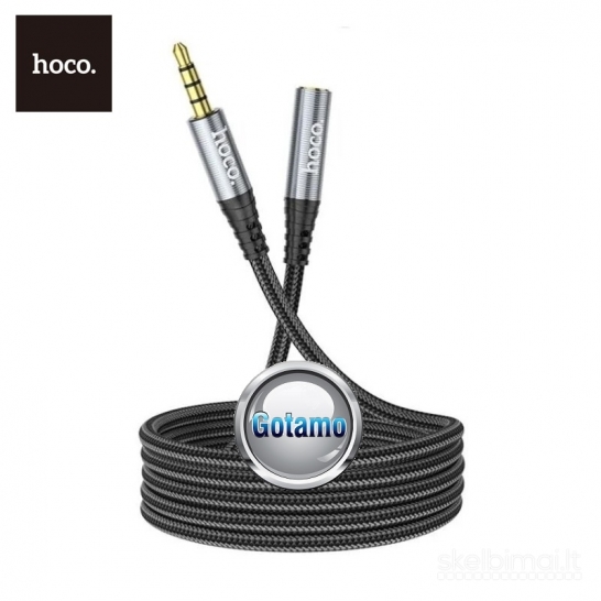 646 AUX 3.5mm į AUX 3.5mm lizdą laidas 2 metrai Hoco