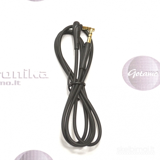 647 AUX 3.5mm į AUX 3.5mm laidas 1 metras Hoco su 90 laipsnių kampu