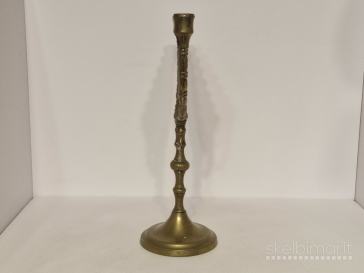 Žalvarinė 7 šakų menora / žvakidė apie 24,5 cm.