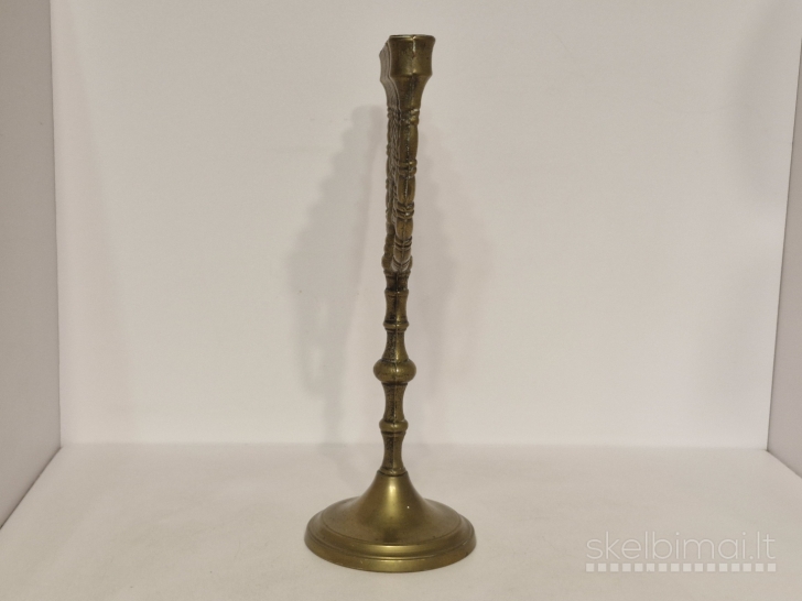Žalvarinė 7 šakų menora / žvakidė apie 24,5 cm.