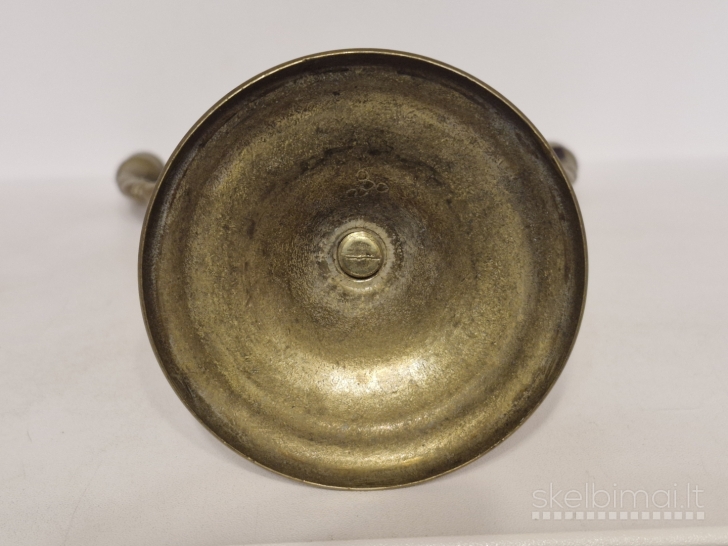 Žalvarinė 7 šakų menora / žvakidė apie 24,5 cm.