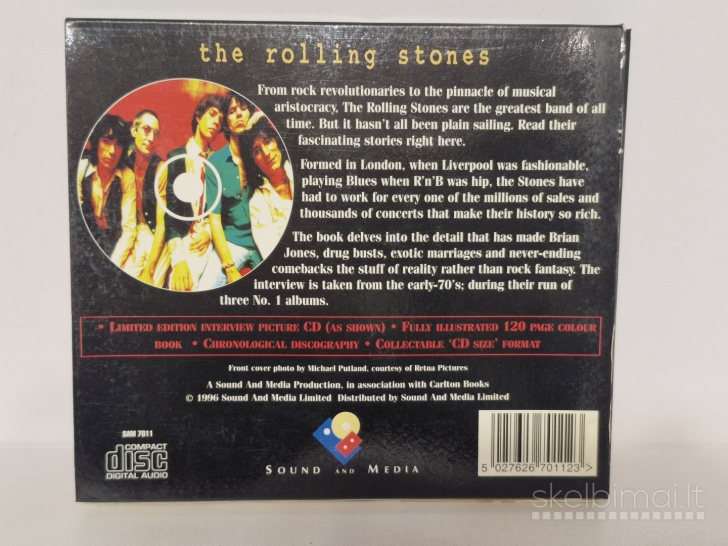 CD The Rolling Stones – Fully Illustrated Book & Interview Disc