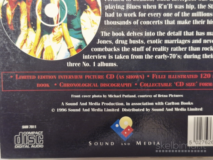 CD The Rolling Stones – Fully Illustrated Book & Interview Disc