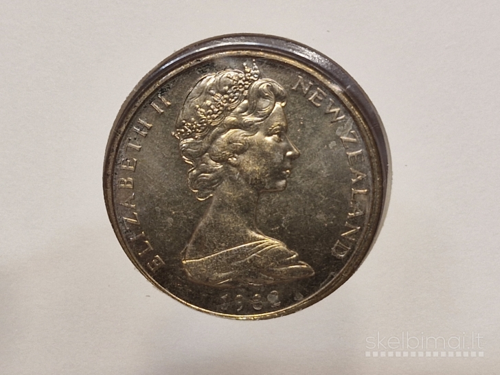 Naujoji Zelandija 50 centų, 1982 KM# 37 Numiz.voke