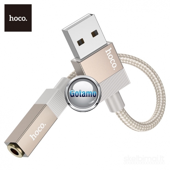 648 AUX 3.5mm lizdas į USB 2.0 jungtis laidas Hoco su DAC čipu