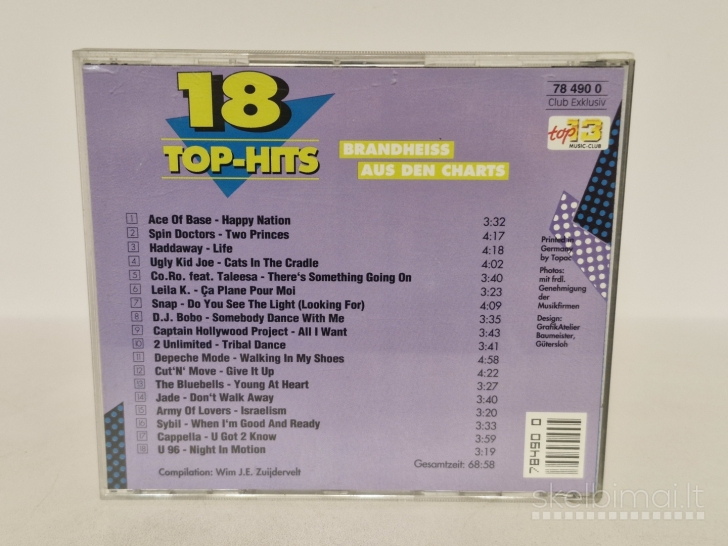 Audio CD Various – 18 Top-Hits International 5/93