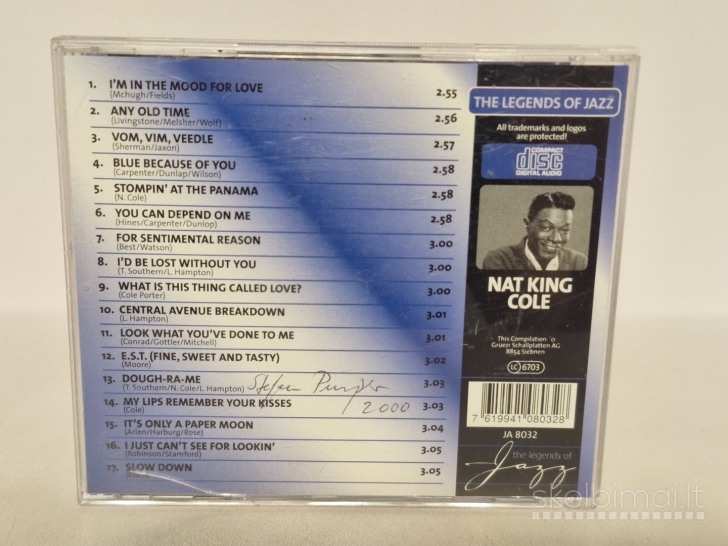 Audio CD Nat King Cole – The Legends Of Jazz