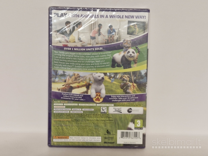 Žaidimas Kinectimals: Now with Bears PAL Xbox 360