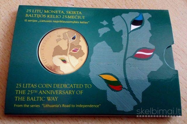 Lietuvos banko kolekcinės (proginės) monetos Litai, Eur