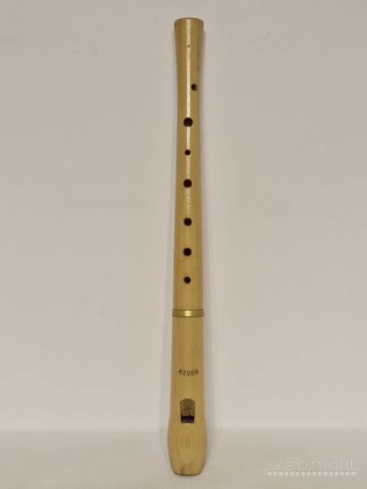 Medinė blokfleita apie 32,5cm.