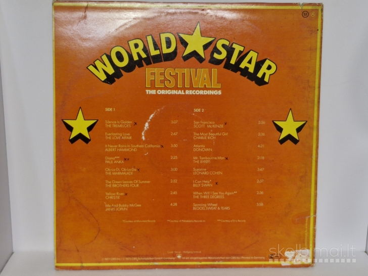 LP plokštelė Various – World Star Festival
