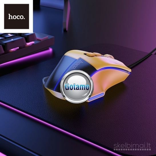653 Pelės žaidimams 3600DPI Hoco WWW.GOTAMO.LT