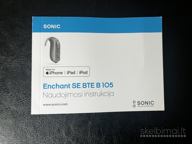 Klausos aparatai Sonic Enchant Se Bte 105