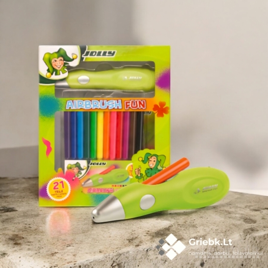 Kūrybinis rinkinys JOLLY AIRBRUSH FUN