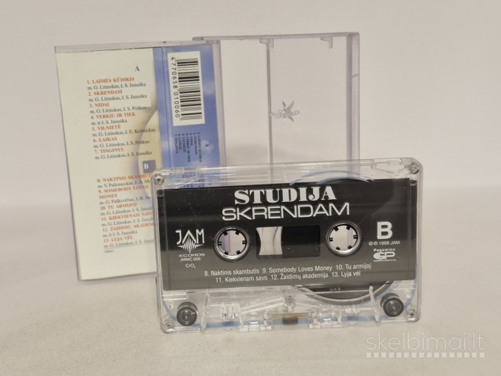 Audio kasetė Grupė Studija – Skrendam