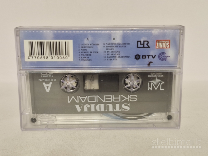 Audio kasetė Grupė Studija – Skrendam