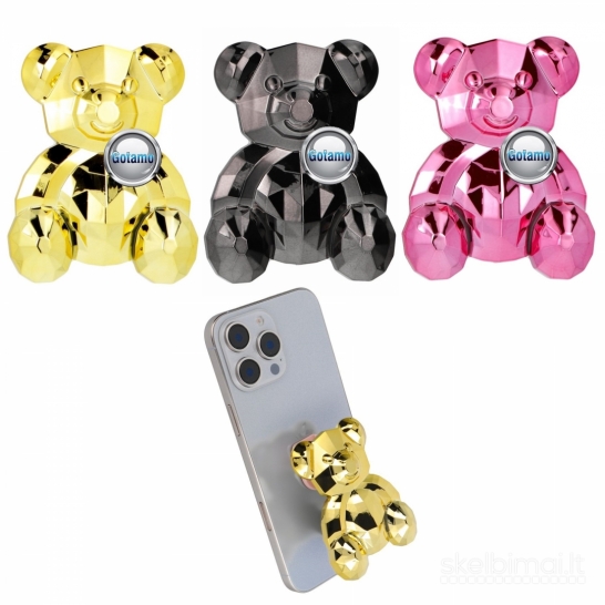 658 Klijuojami laikikliai telefonui ShinyBear WWW.GOTAMO.LT