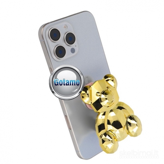 658 Klijuojami laikikliai telefonui ShinyBear WWW.GOTAMO.LT