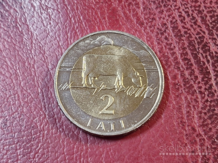 Latvija 2 latai, 1999 KM# 38