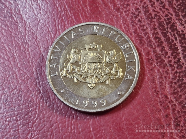 Latvija 2 latai, 1999 KM# 38