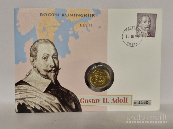 Estija 5 kronos, 1994 KM# 30 banko 75 Numizm. voke