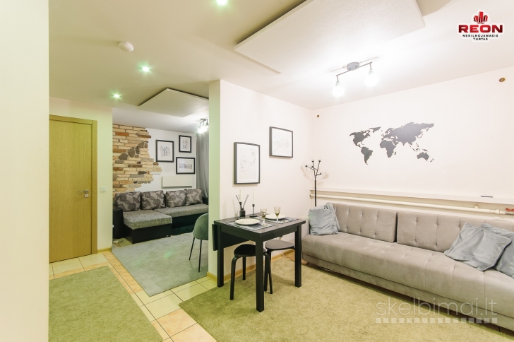 JAUKUS STUDIO TIPO BUTAS PUIKIOJE VIETOJE, SENAMIESTYJE, K. VANAGĖLIO G.