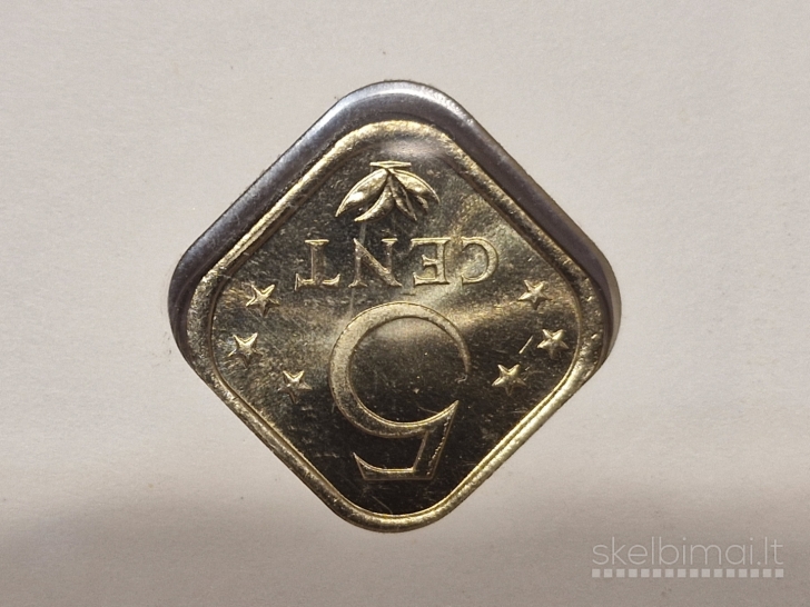 Nyderlandų Antilai 5 centai, 1985 KM# 13 Num. voke