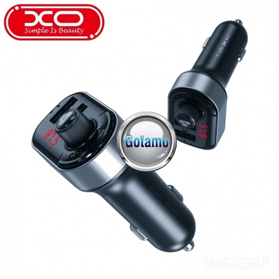 662 FM moduliatorius XO Basic su 15.5W lizdu įkrovimui WWW.GOTAMO.LT