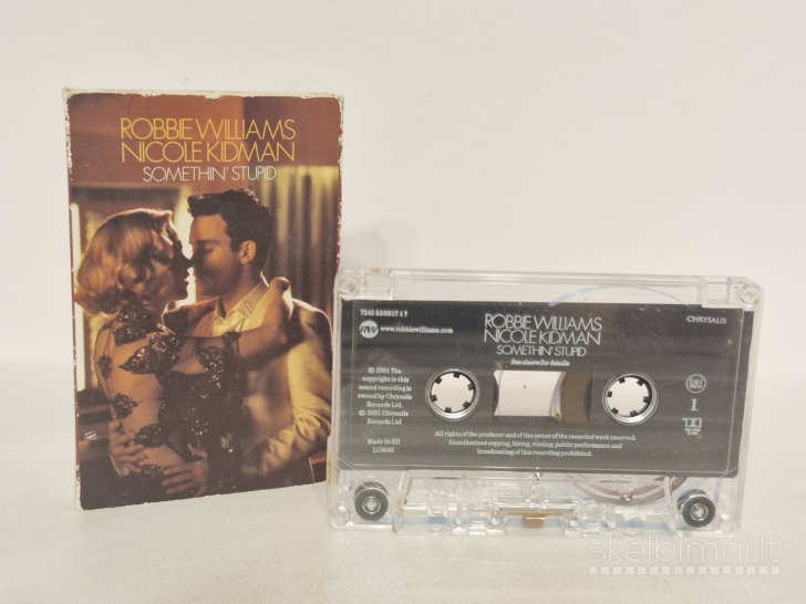 Audio kasetė Robbie Williams And Nicole Kidman ‎– Somethin' Stupid