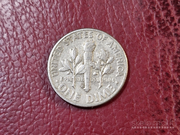 JAV 1 daimas, 1959D KM# 195 AG 0.900 Ruzvelto daim