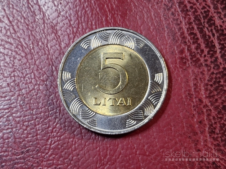 Lietuva 5 litai, 2013 KM# 113