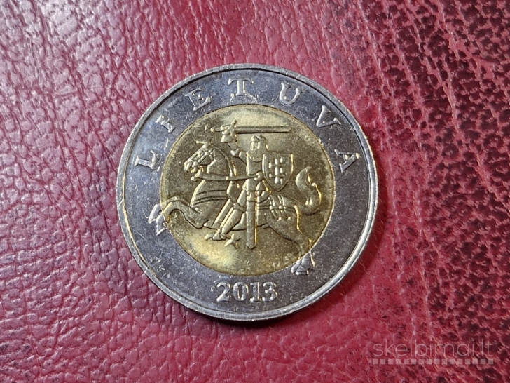 Lietuva 5 litai, 2013 KM# 113