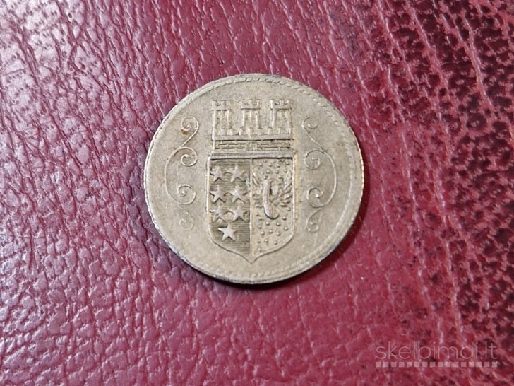 5 Pfennig 1920 Ohligs Notgeld Vokietija Fe